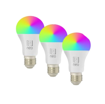 Immax NEO LITE Smart žiarovka LED E27 11W RGB + CCT farebná a biela, stmievateľná, Zigbee 3.0